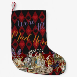 Alice i Wonderland Mad Cheshire Cat Liten Julstrumpa