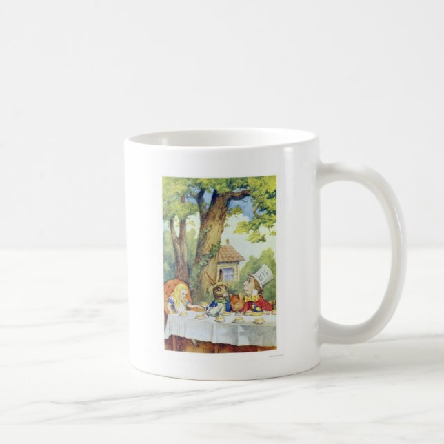 Alice i Wonderland Mad Hatter Tea Party Kaffemugg (Höger)