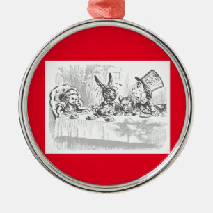 Alice i Wonderland Mad Hatter Tea Party Ornament