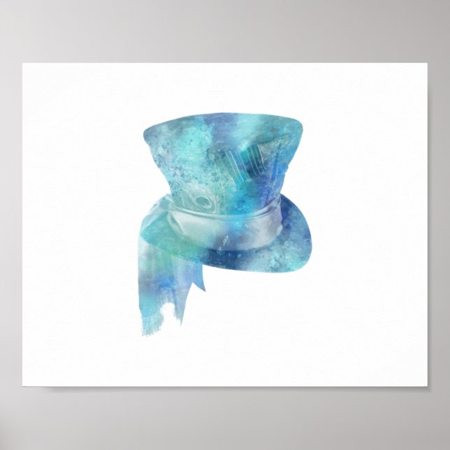 Alice i Wonderland Mad Hatter-Vågrät Skriv ut Poster (Framsidan)