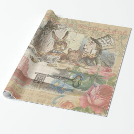 Alice i Wonderland Mad Tea Party Art Presentpapper