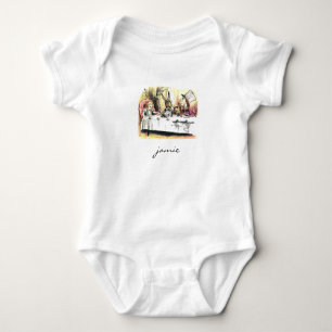Alice i Wonderland Mad Tea Party Baby Kostym T Shirt