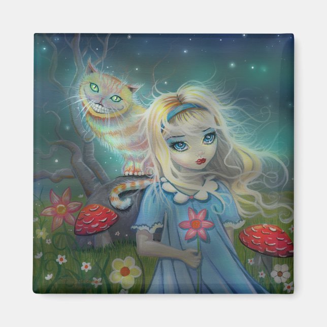 Alice i Wonderland Magnet (Framsidan)