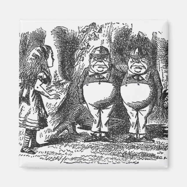 Alice i Wonderland Magnet (Framsidan)