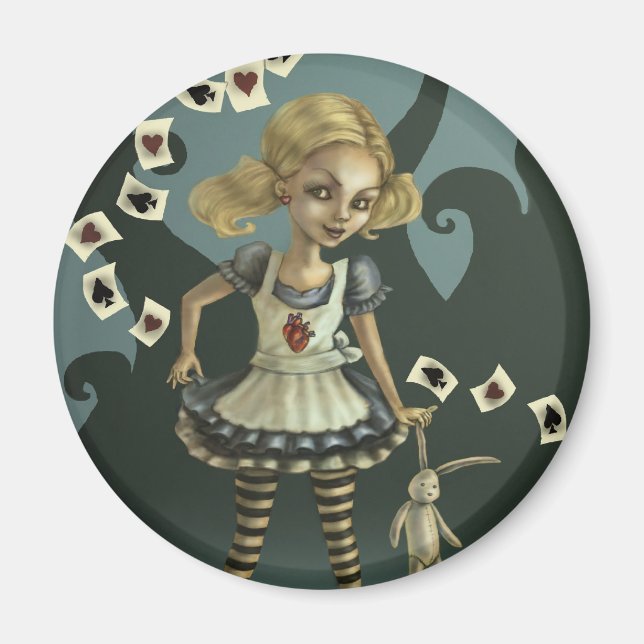 Alice i Wonderland Magnet (Framsidan)
