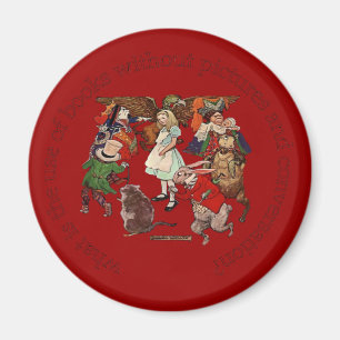 Alice i Wonderland Magnet