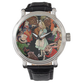 Alice i Wonderland med Friends Illustration Armbandsur