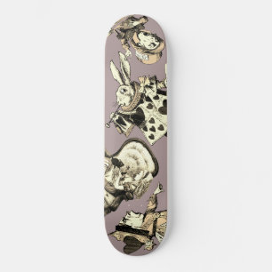 Alice i Wonderland Mini Skateboard Bräda 18,5 Cm