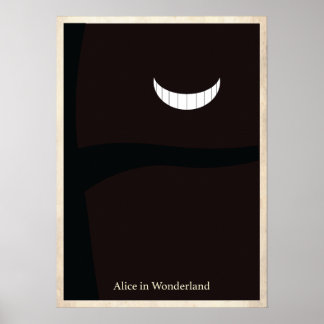 Alice i Wonderland Minimalist Poster