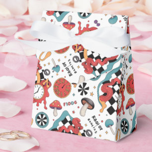 Alice i Wonderland Mönster Favor Box Presentaskar