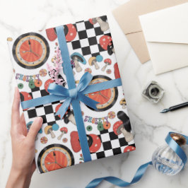 Alice i Wonderland Mönster Presentpapper