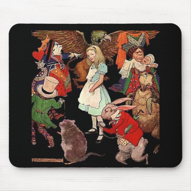 Alice i Wonderland Musmatta (Framsidan)