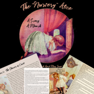 Alice i Wonderland Nursery Edition Story efter mån Kalender