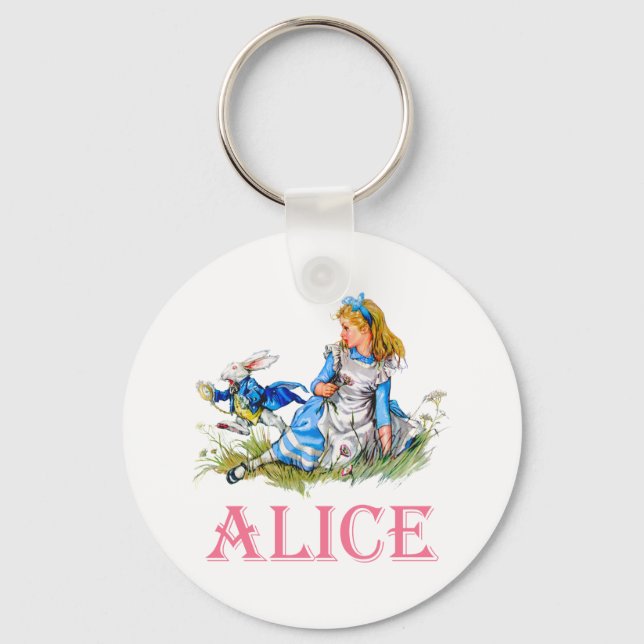 ALICE I WONDERLAND NYCKELRING (Framsida)