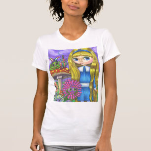Alice i Wonderland och Caterpelaren Tee