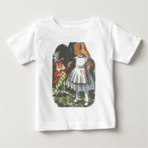 Alice i Wonderland och Mad Hatter T-shirt