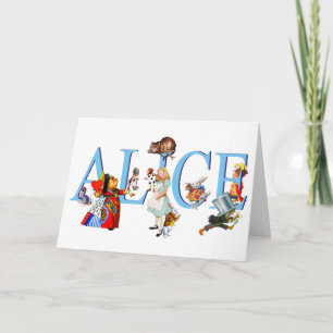 Alice i Wonderland och vänner Kort