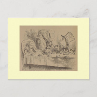 Alice i Wonderland: Original Mad Tea Party Vykort