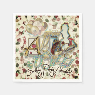 Alice i Wonderland Pappersservett