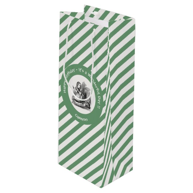 Alice i Wonderland Party - Alice och Kitten (Framsidan Vinklad)