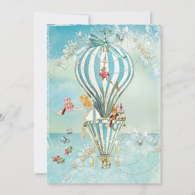 Alice i Wonderland Party-inbjudningar Inbjudningar (Framsida)