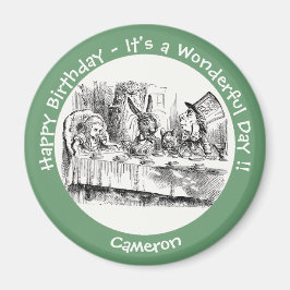 Alice i Wonderland Party - Mad Hatters Tea Party Magnet