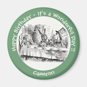 Alice i Wonderland Party - Mad Hatters Tea Party Magnet