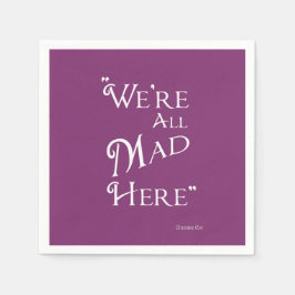 Alice i Wonderland Party Napkins - Mad Pappersservett
