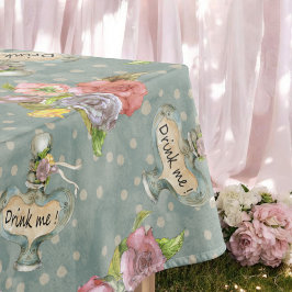Alice i Wonderland Pastel Theme Tablecloth