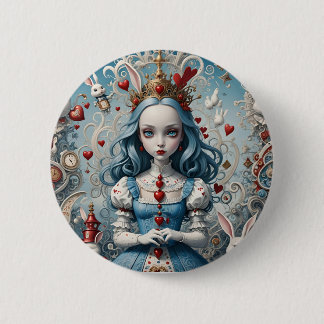Alice i Wonderland Pin Badge Knapp