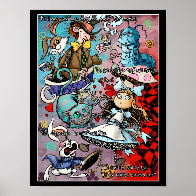 Alice i Wonderland Poster (Framsidan)