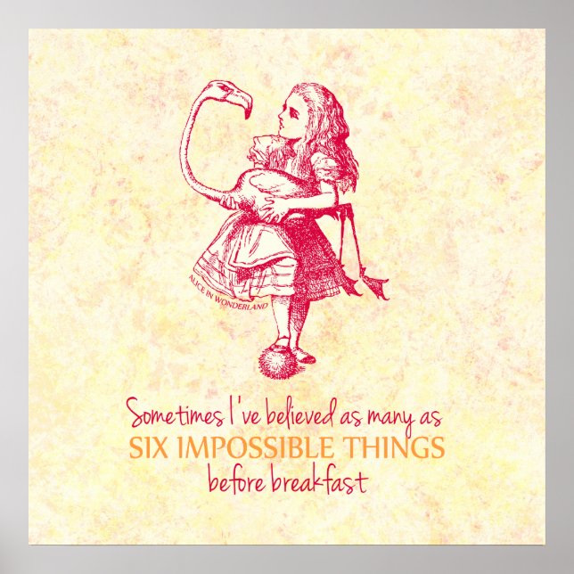 Alice i Wonderland Poster (Framsidan)