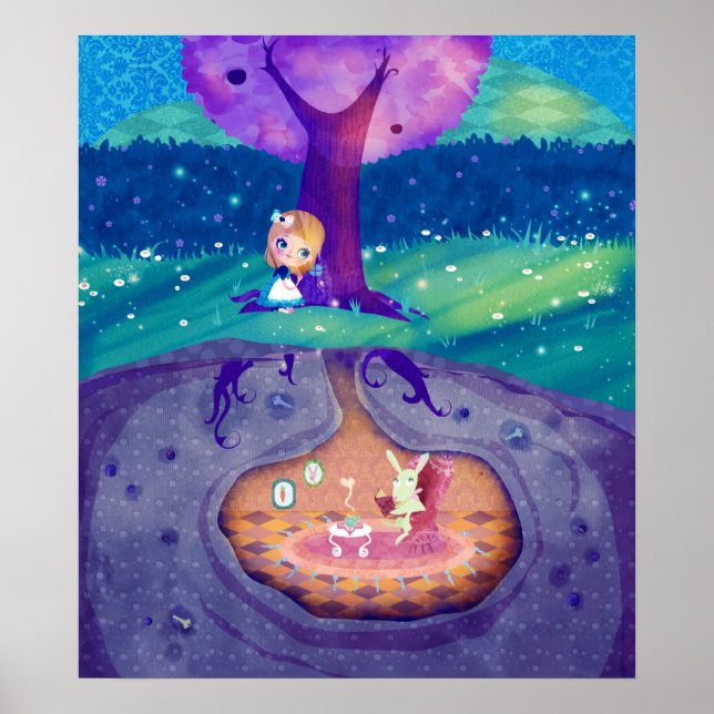 Alice i Wonderland Poster (Framsidan)