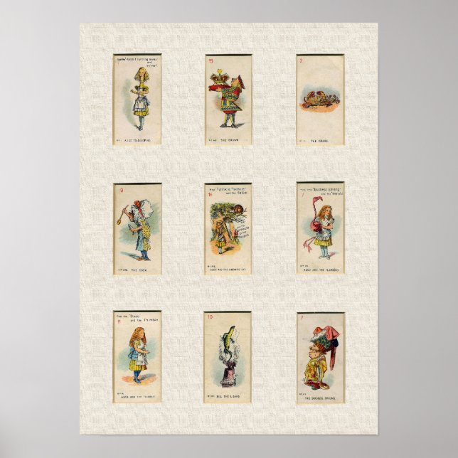 Alice i Wonderland Print Poster (Framsidan)