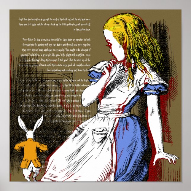 Alice i Wonderland Print Poster (Framsidan)