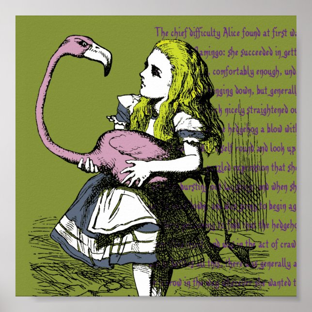Alice i Wonderland Print Poster (Framsidan)