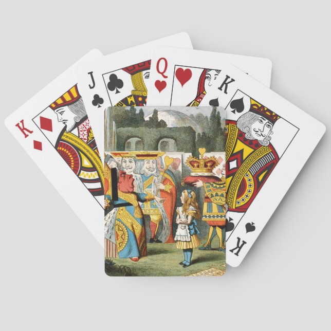 Alice i Wonderland Queen of Hearts Casinokort (Baksidan)