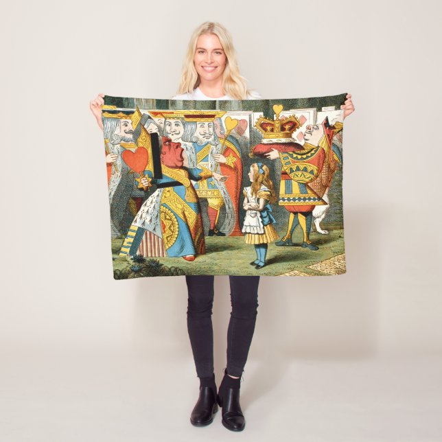 Alice i Wonderland Queen of Hearts Fleecefilt (På plats)