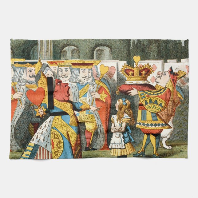 Alice i Wonderland Queen of Hearts Kökshandduk (Horisontell)