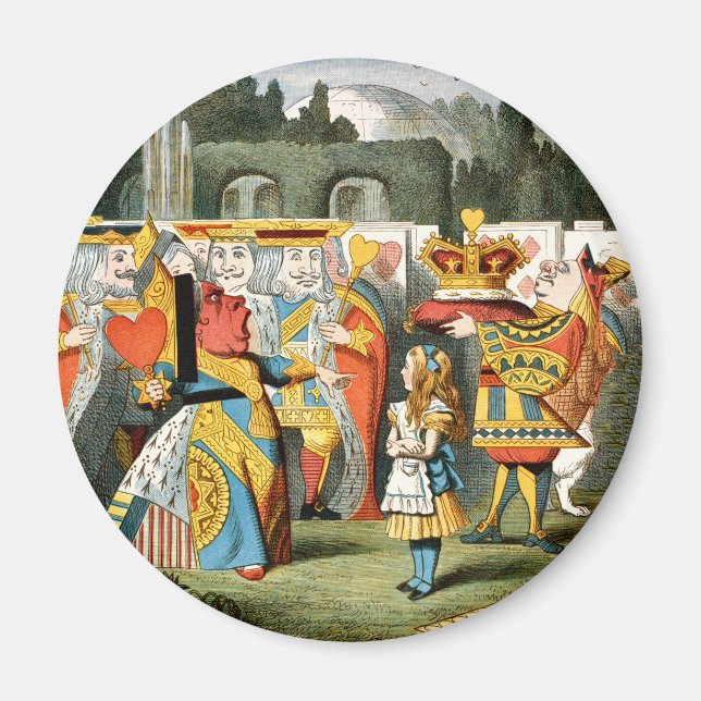 Alice i Wonderland Queen of Hearts Magnet (Framsidan)