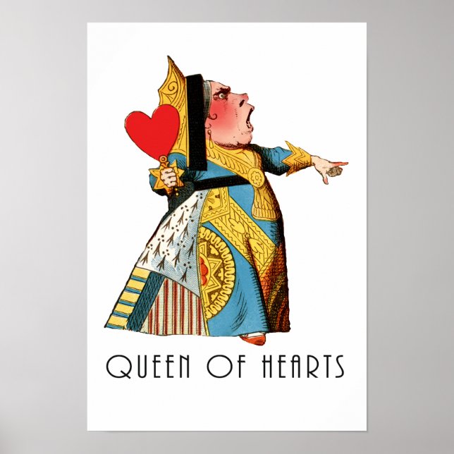 Alice i Wonderland Queen of Hearts Poster (Framsidan)