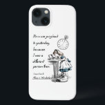 Alice i Wonderland Quotes<br><div class="desc">"Det är ingen använda att gå tillbaka till i går,  för jag var en annan person då" - Lewis Carroll,  Alice i underlandet.</div>
