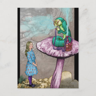 Alice i Wonderland - Råd från en vattenpelare Vykort