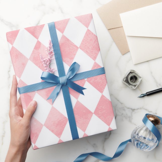 Alice i Wonderland Rosa Wrapping Papper Presentpapper (Gifting)