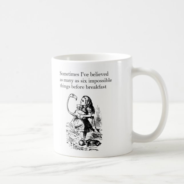 Alice i Wonderland, "Sex Impossible Sak" Kaffemugg (Höger)