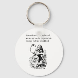 Alice i Wonderland, "Sex Impossible Sak" Nyckelring