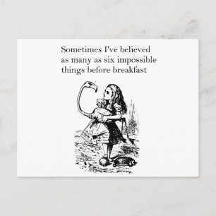 Alice i Wonderland, "Sex Impossible Sak" Vykort
