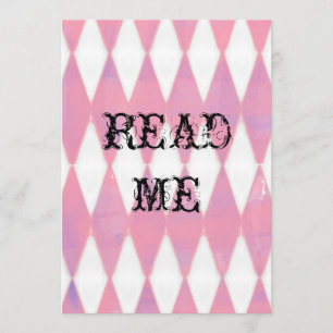 Alice i Wonderland Shower-inbjudan Inbjudningar