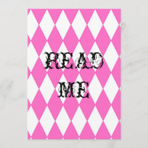 Alice i Wonderland Shower-inbjudan Inbjudningar
