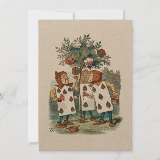 Alice i Wonderland Spelkort Gardeners Inbjudningar